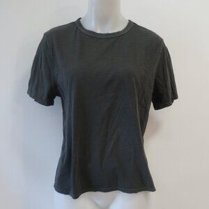 NWT Womens Christina Lehr Gray T-Shirt Size 3/L